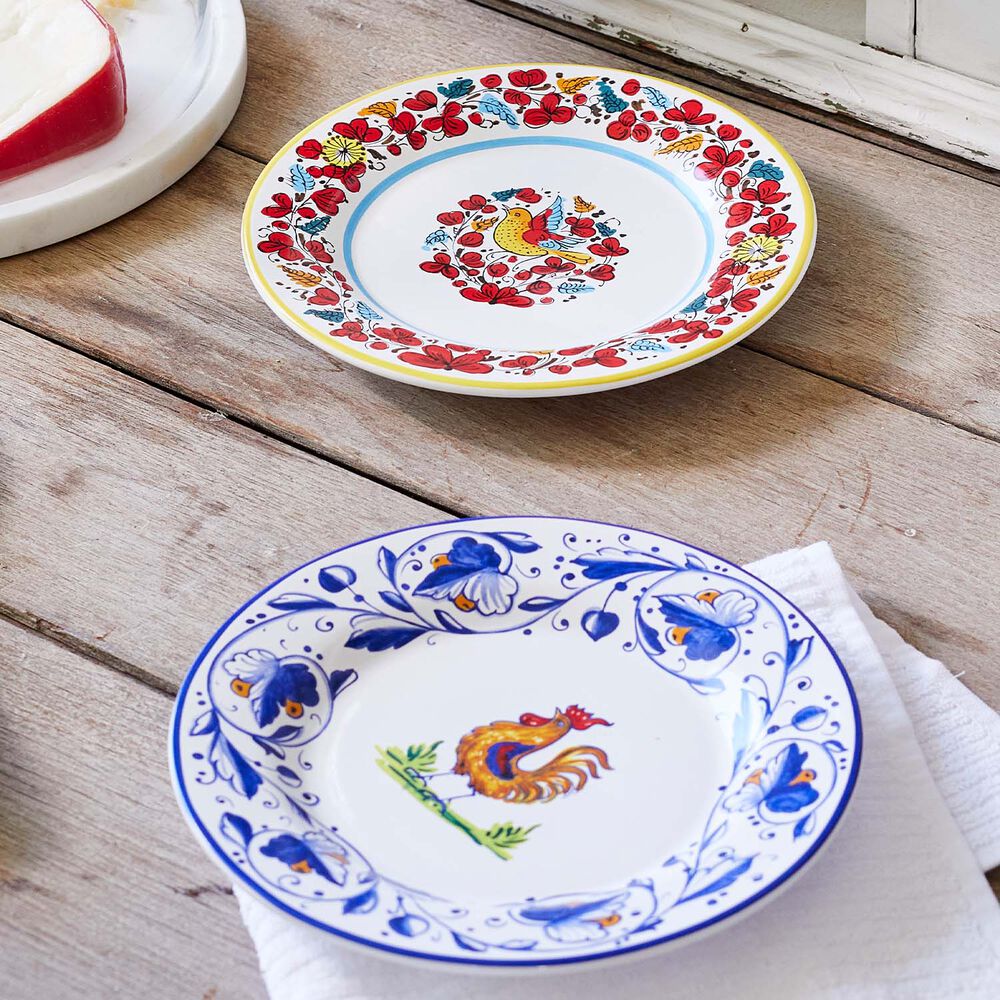 Nova Deruta Rooster Salad Plate Sur La Table